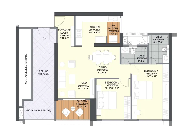 2 BHK